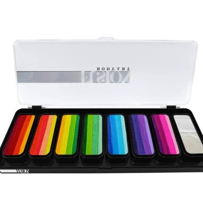 Fusion Body Art | Face Painting Palette | Thin Strokes - RAINBOW RUSH 